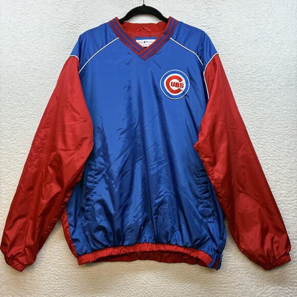 Genuine Merchandise Other - Chicago Cubs Jacket Mens XL Blue Red MLB Baseball Genuine Merchandise Pullover